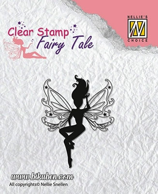 Nellie Snellen - Clearstamp - Sitting Fairy