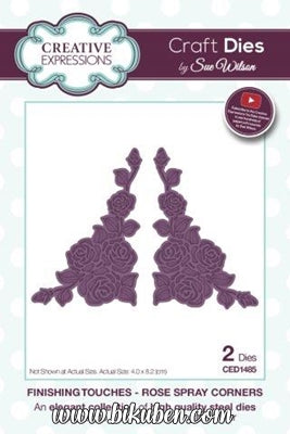 Creative Expressions - Rose Square Corners