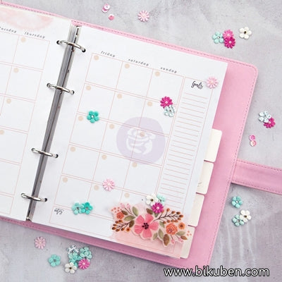Prima - Traveler's Journal - Planner Flowers - Pearls & Lace
