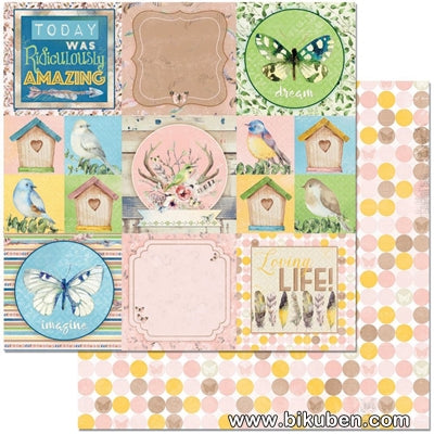 BoBunny - Serendipity - Greetings 12x12"