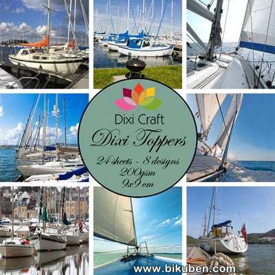 Dixi Craft - Toppers - Seiling (9cm x 9cm)