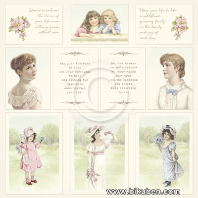 Pion Design - Images from the Past - Patchwork of Life 12x12"