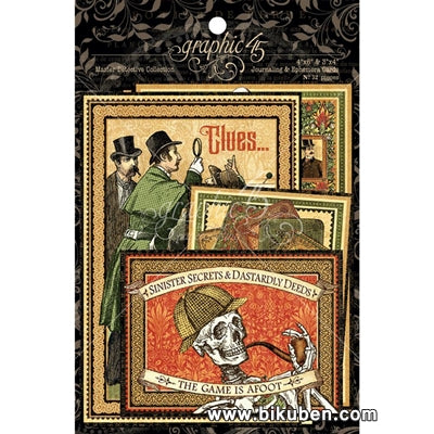 Graphic45 - Master Detective - Ephemera