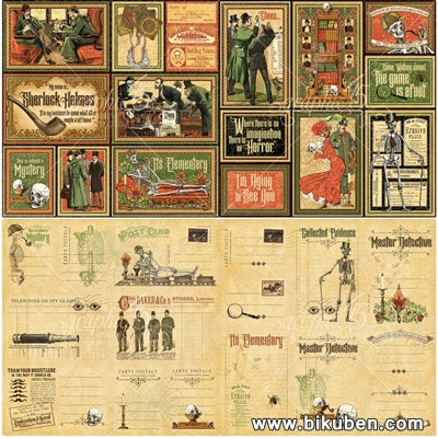 Graphic45 - Master Detective - Ephemera