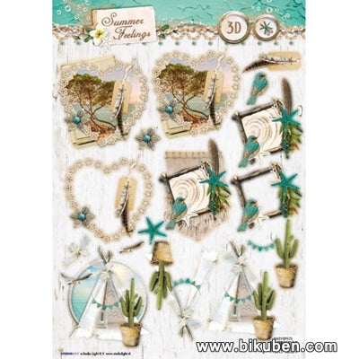 Studiolight - Summer Feelings - Die-Cut Sheet - A4