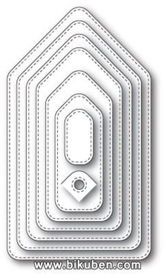 Poppystamps - Dies - Stitched Tunnel Tags