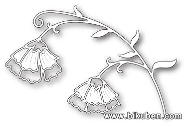 Poppystamps - Dies - Sweet Pea Flower