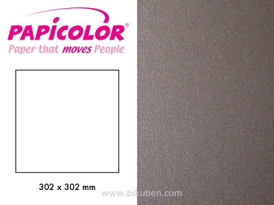 Papicolor - Kartong - Metallic Stål  -  12 x 12"