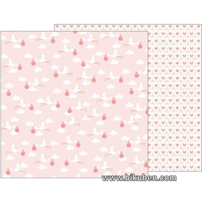 American Crafts - Lullaby - Baby Girl - Delivering 12x12"