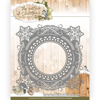 Precious Marieke - The Nature of Christmas - Snowflake Frame