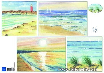 Marianne Design - 3D Utklippsark - Beach
