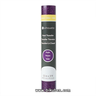 Silhouette - Heat Transfer - Glitter - Purple