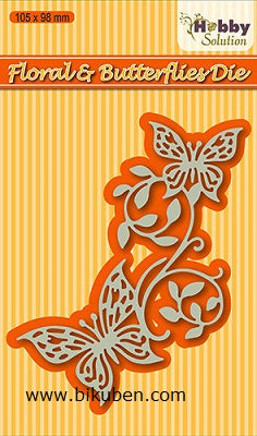 Nellie Snellen - Hobbysolution Die - Floral & Butterflies Die