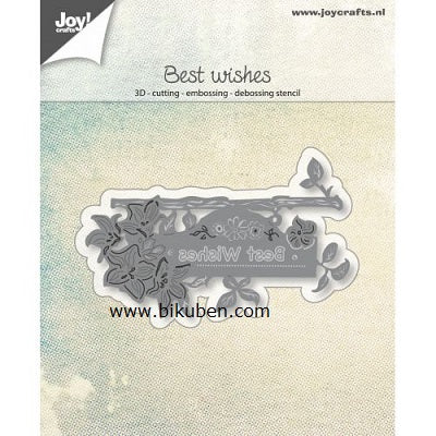 Joy! Craft Dies - Best Wishes Sign