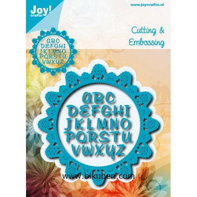 Joy! Craft Dies - Flowercircle with Alphabet