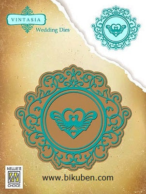 Nellie Snellen - Vintasia Die - Frame w/Doves