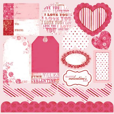 My Minds Eye: Kiss & Tell: Accessories Sheet