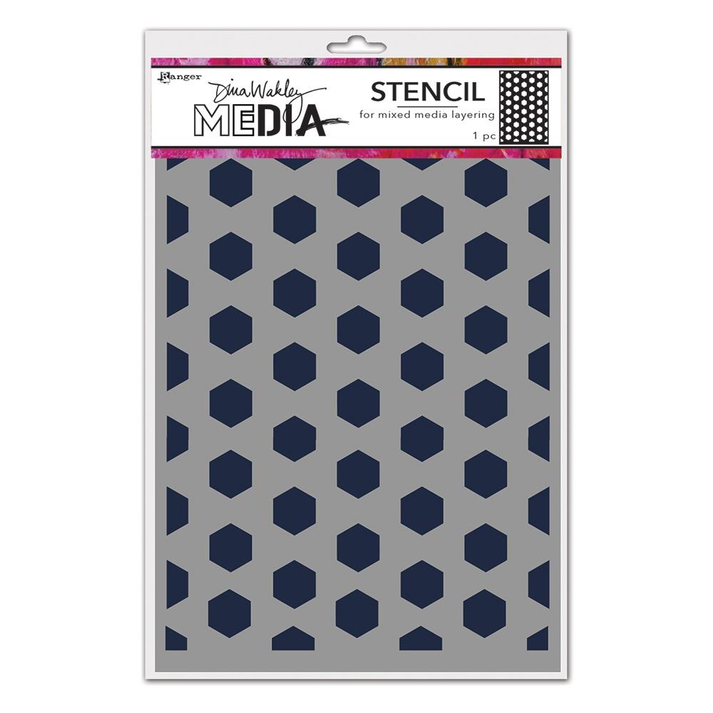 Dina Wakley Media - Stencil - Fence