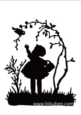 Nellie Snellen - Embossing Folder - Little Girl