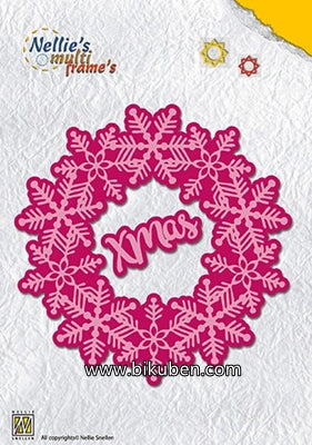 Nellie Snellen - Multi Frame - Christmas Wreath Dies
