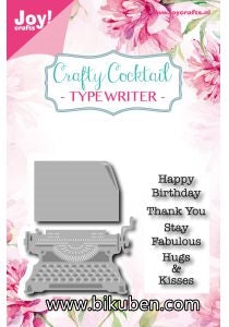 Joy! Craft Dies - Cut & Stamp - Typewriter
