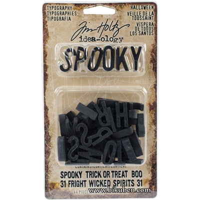 Tim Holtz - Idea-Ology - Typography - Halloween