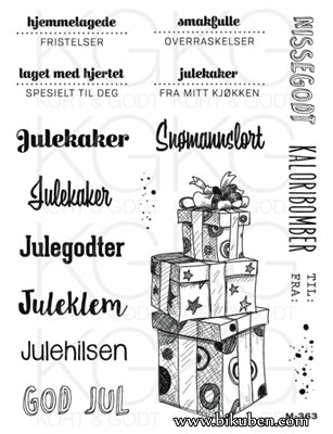 Kort & Godt - Clearstamps  Medium Plate - Hjemmelagde Fristelser