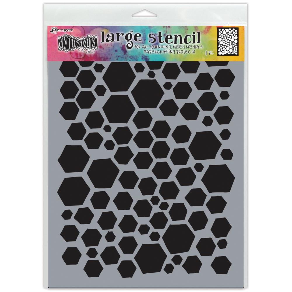 Dylusions - Large Stencil - Behave