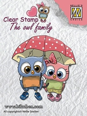 Nellie Snellen - Clearstamp - Walking in the Rain