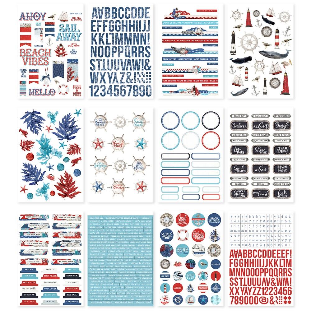 Simple Stories - Simple Vintage Seas - Sticker Book