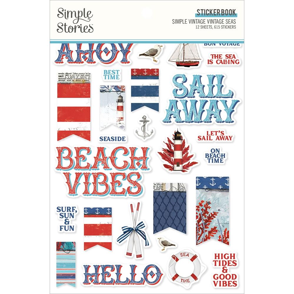 Simple Stories - Simple Vintage Seas - Sticker Book
