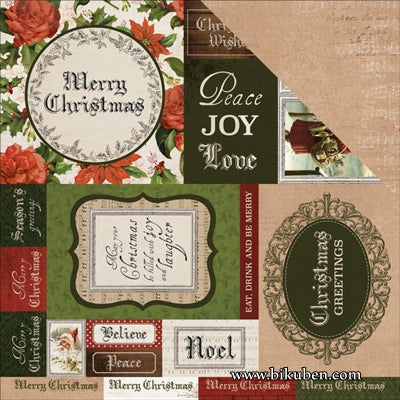 KaiserCraft - Letters to Santa - Be Merry 12x12"