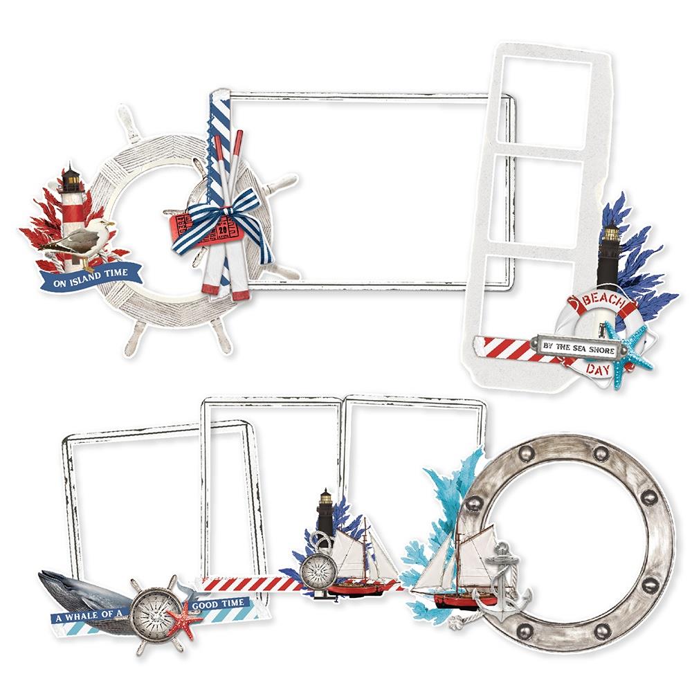 Simple Stories - Simple Vintage Seas - Chipboard Frames