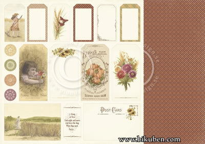 Pion Design - Summer Falls into Autumn - Tags 12x12"