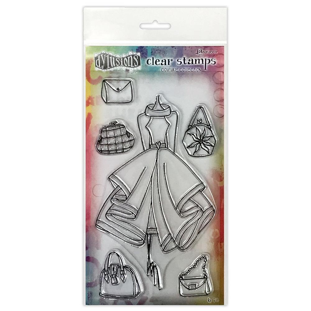 Dylusions - Clearstamp - Couture - Lunch