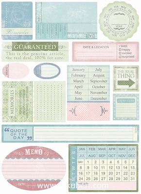 Melissa Frances - Designer Stickers - Celebrate Date