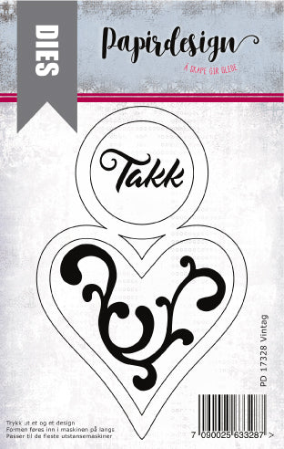 Papirdesign - Dies - Vintag
