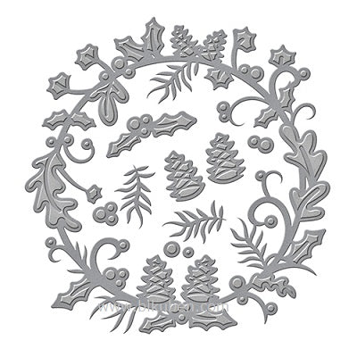 Spellbinders - Holly Berry Wreath