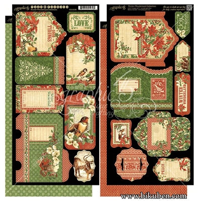 Graphic45 - Winter Wonderland - Tags & Pockets