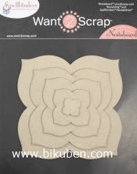 Want2Scrap - Nestaboard Labels 24 - Chipboard