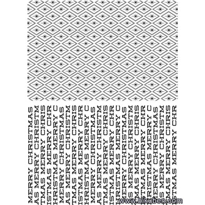 Tim Holtz Collection - Cling Stamps - Sparkles & Christmas