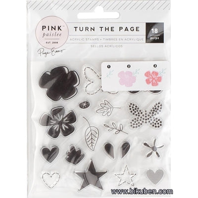 Pink Paislee - Turn the Page - Clearstamps