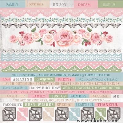 KaiserCraft - Rose Avenue - Sticker Sheet 12x12"