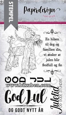 Papirdesign - Clearstamps - Julebukk