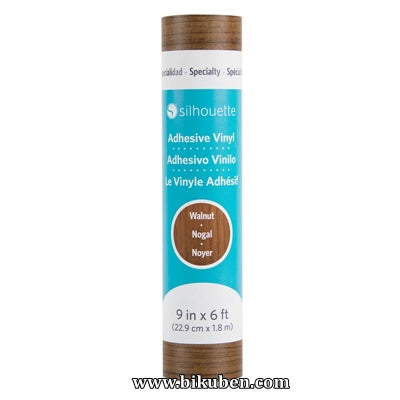 Silhouette - Vinyl - Wood - Walnut 9"