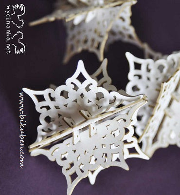 Wycinanka - Chipboard - Snowflake 3D