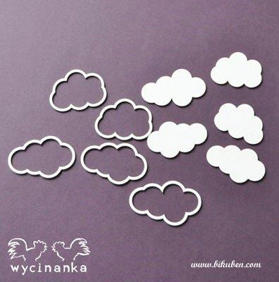 Wycinanka - Chipboard - Happy Days - Skyer