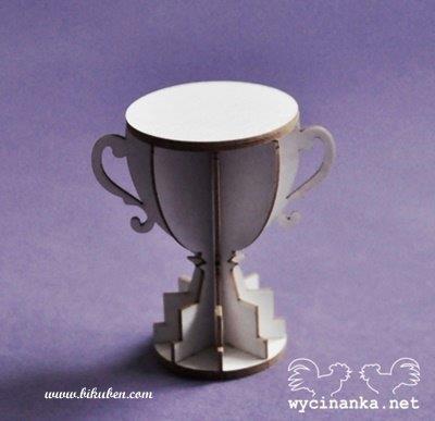 Wycinanka - Chipboard - 3D Pokal