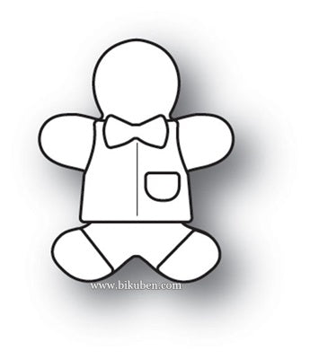 Poppystamps - Little Gingerbread Boy Die