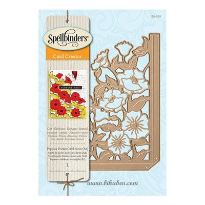 Spellbinders - Card Creator - Poppies Pocket card dies